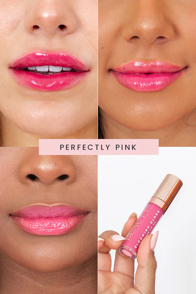 Pink Lily Beauty Blooming Gloss Tinted Lip Oil - Perfectly Pink FINAL SALE - Image 3