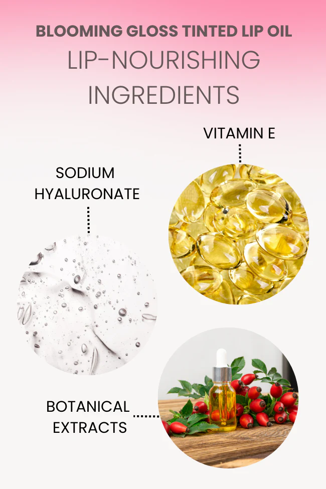 Pink Lily Beauty Blooming Gloss Tinted Lip Oil - Perfectly Pink FINAL SALE - Image 4