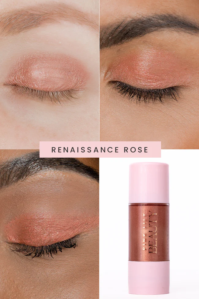 Pink Lily Beauty Radiant Bloom Eyeshadow Drops - Renaissance Rose FINAL SALE - Image 3
