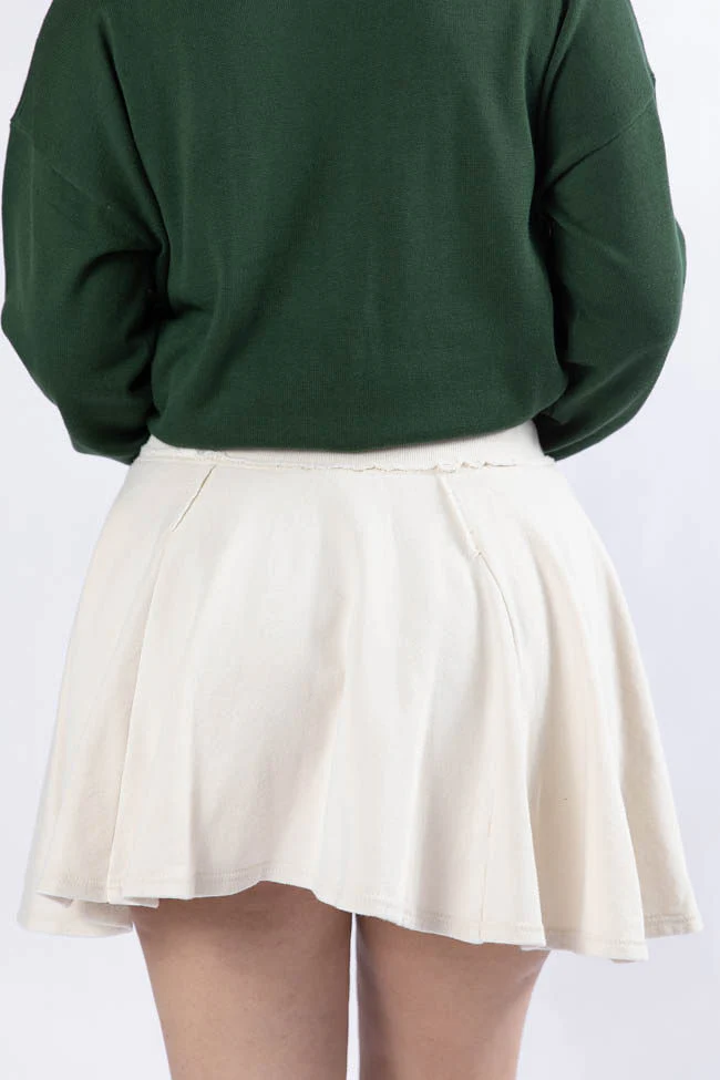 Where To Next Cream Knit Skort FINAL SALE - Image 4